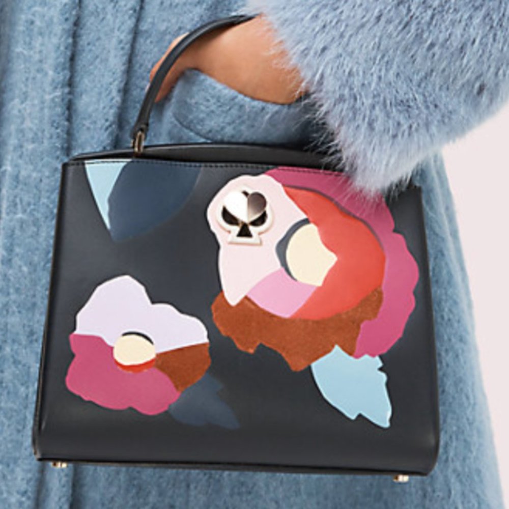 Kate Spade "Romy Intarsia" Smal Satchel - Picture 6 of 6